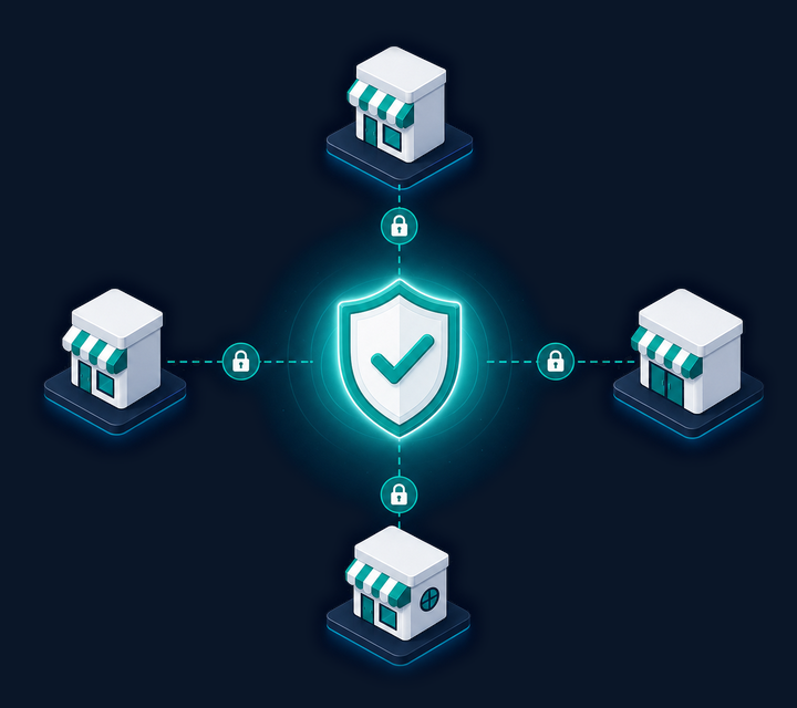 Secure data authorization illustration